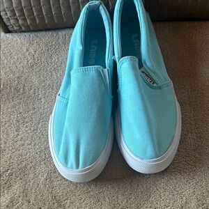Lamo Aqua Canvas Slip-Ons